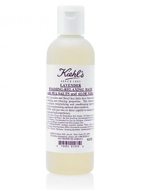 Historically, Lavender and Dead Sea Salts have been used because of their soothing and relaxing properties. This foaming-relaxing bath also contains moisturizing and conditioning ingredients that are beneficial in maintaining optimal skin condition. 8.4 oz. Historically, Lavender and Dead Sea Salts have been used because of their soothing and relaxing properties. This foaming-relaxing bath also contains moisturizing and conditioning ingredients that are beneficial in maintaining optimal skin condition. 8.4 oz.