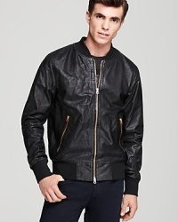 Paul Smith Zip Front Leather Jacket Paul Smith Zip Front Leather Jacket