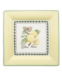 A contemporary shape with a classic pattern, the square plates from Villeroy & Boch's French Garden collection are a fun way to personalize your dinnerware and dishes with this mix and match set. A contemporary shape with a classic pattern, the square plates from Villeroy & Boch's French Garden collection are a fun way to personalize your dinnerware and dishes with this mix and match set.