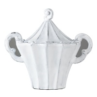 Handmade and inspired by the maestro artisan's family heirloom dinnerware, this distressed sugar bowl makes a rustically sophisticated dining statement. Handmade and inspired by the maestro artisan's family heirloom dinnerware, this distressed sugar bowl makes a rustically sophisticated dining statement.