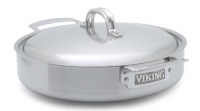 Viking VSC0406 6 Quart Stainless Steel Casserole Pan Viking VSC0406 6 Quart Stainless Steel Casserole Pan
