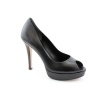 Cole Haan Mariela Air.Ot.Pump Womens Size 6.5 Black Leather Platforms Shoes