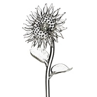At last, flowers that last forever. Elegant and timeless, this contemporary sunflower centerpiece features diamond cuts and classic contours. A sophisticated addition to any table. At last, flowers that last forever. Elegant and timeless, this contemporary sunflower centerpiece features diamond cuts and classic contours. A sophisticated addition to any table.