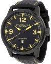 Stuhrling Original Men's 129XL.335565 Aviator Tuskegee Warhawk Automatic Date Black Watch