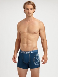 A gladiator print, logo waistband and contrast piping give this pair trendy appeal. Elastic logo waistbandSquare-cut leg opening94% cotton/6% elastaneMachine washImported A gladiator print, logo waistband and contrast piping give this pair trendy appeal. Elastic logo waistbandSquare-cut leg opening94% cotton/6% elastaneMachine washImported
