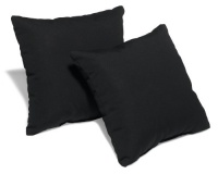 Strathwood 14-by-14-Inch Sunbrella Acrylic Pillow, Set of 2, Solid Black Strathwood 14-by-14-Inch Sunbrella Acrylic Pillow, Set of 2, Solid Black