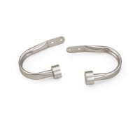 Umbra Cappa Drapery Holdbacks, Nickel, Set of 2 Umbra Cappa Drapery Holdbacks, Nickel, Set of 2