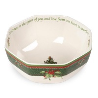 Spode Christmas Tree Annual 2011 Octagonal Bowl, 8-Inch Spode Christmas Tree Annual 2011 Octagonal Bowl, 8-Inch