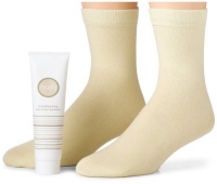 Basq Skin Care Soothing Foot Relief Spa Set (Spa Socks & Lotion)