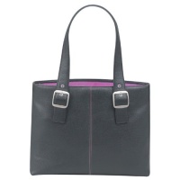 SOLO Classic Collection K708-4/12 Laptop Tote with Padded Laptop Pocket, for Notebook Computers up to 16 Inches, in Black with Magenta Interior SOLO Classic Collection K708-4/12 Laptop Tote with Padded Laptop Pocket, for Notebook Computers up to 16 Inches, in Black with Magenta Interior
