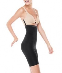 SPANX Super Control Slimmer and Shine Mid-Thigh Bodysuit, S, Rose Gold SPANX Super Control Slimmer and Shine Mid-Thigh Bodysuit, S, Rose Gold
