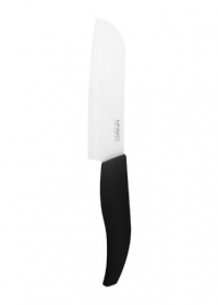 Miyako 5 Ceramic Santoku Knife, Glossy White Miyako 5 Ceramic Santoku Knife, Glossy White