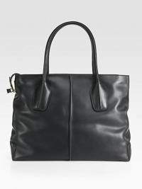 EXCLUSIVELY ONLINE AT SAKS.COM. Stash your essentials in this roomy carryall, crafted from rich, sumptuous leather.Double top handles, 7 drop Top zip closure Protective metal feet One inside zip pocket Fully lined 15¾W X 11½H X 5D Imported EXCLUSIVELY ONLINE AT SAKS.COM. Stash your essentials in this roomy carryall, crafted from rich, sumptuous leather.Double top handles, 7 drop Top zip closure Protective metal feet One inside zip pocket Fully lined 15¾W X 11½H X 5D Imported