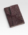 An elegant keepsake piece crafted in Italy from paisley-patterned leather, filled with page after page for your most cherished thoughts and secrets. Leather close 3W X 5H Made in Italy 