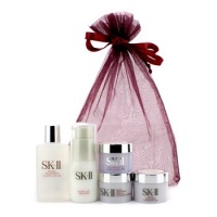SKII Travel Set: Clear Lotion 40ml + Emulsion 30g + Cleansing Cream 15g + Cleansing Gel 15g + Deep Surge EX 15g 5pcs