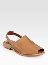 Timeless staple in sumptuous leather with patent leather trim and a low stacked heel. Leather upper with patent leather trimLeather lining and soleSlingback strapPadded insoleImported Timeless staple in sumptuous leather with patent leather trim and a low stacked heel. Leather upper with patent leather trimLeather lining and soleSlingback strapPadded insoleImported