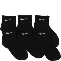 Nike Kids 6 Pack Quarter Cut Socks with Swoosh Logo (6 Pairs) Black, 13-3 Shoe/ 6-7 Sock (Toddler/Kids) Nike Kids 6 Pack Quarter Cut Socks with Swoosh Logo (6 Pairs) Black, 13-3 Shoe/ 6-7 Sock (Toddler/Kids)