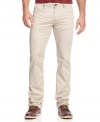 Lighten up your denim look with these slim-straight leg jeans from Buffalo David Bitton