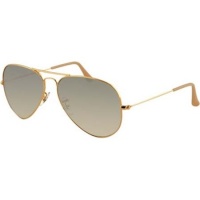 Ray-Ban RB3025 Aviator Large Metal Icons Sports Sunglasses/Eyewear - Arista/Gradient Light Blue / Size 55mm Ray-Ban RB3025 Aviator Large Metal Icons Sports Sunglasses/Eyewear - Arista/Gradient Light Blue / Size 55mm