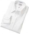 EAGLE Men's 100% Cotton Pinpoint Non Iron Slim Fit Point Collar Long Sleeve Dress Shirt