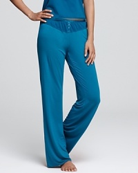 Lace and mesh detailing infuse these pajama pants with modern appeal. From Calvin Klein Underwear. Lace and mesh detailing infuse these pajama pants with modern appeal. From Calvin Klein Underwear.