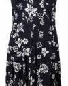 Lauren Ralph Lauren Women's Deauville Jersey Print Dress 4 Navy/White [Apparel]