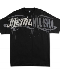 Impressively cool style t-shirt by Metal Mulisha with tonal print on top. Impressively cool style t-shirt by Metal Mulisha with tonal print on top.