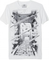 Bridge the gap between casual and cool in your wardrobe with this chilled-out graphic tee from American Rag.