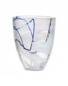 Kosta Boda Contrast Vase, Large, White