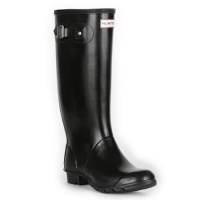 Hunter Women's Huntress Tall Welly Rubber Boot With Wide Calf,Black,5 M US (3 UK) Hunter Women's Huntress Tall Welly Rubber Boot With Wide Calf,Black,5 M US (3 UK)