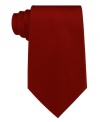 A tonal stripe adds the right amount of texture and style to this sleek silk tie from Club Room.