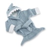 Baby Aspen Let The Fin Begin Terry Shark Robe, Blue, 0-9 Months