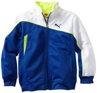 Puma - Kids Boys 2-7 Little Slanted Jacket, Blue, 6 Puma - Kids Boys 2-7 Little Slanted Jacket, Blue, 6