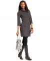 Mix comfort with fashion in this chic sweater dress from Style&co. Its cowl neckline, pockets and ribbed knitting will keep you warm and on-trend!