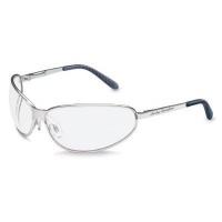 Harley-Davidson HD502 Safety Glasses with Silver Matte Frame and Gray Tint Hardcoat Lens Harley-Davidson HD502 Safety Glasses with Silver Matte Frame and Gray Tint Hardcoat Lens