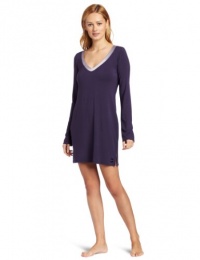 Calvin Klein Women's Essentials Nightdress, Intricate Plum, Medium