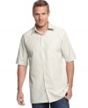 Checked out. Get ready to start your weekend in style with this shirt from Van Heusen.