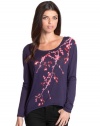 GUESS Kimmie Printed High-Low Top