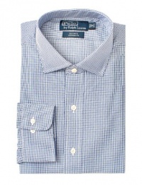 Polo Ralph Lauren Estate Custom-Fit Mini Check Dress Shirt Polo Ralph Lauren Estate Custom-Fit Mini Check Dress Shirt