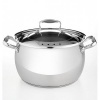 Tools of the Trade Belgique Stainless Steel 6 Qt. Straining Pot with Silicone Handles