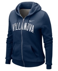 Spread the spirit and cheer on your favorite team with this NCAA Villanova Wildcats hoodie from Nike. Spread the spirit and cheer on your favorite team with this NCAA Villanova Wildcats hoodie from Nike.