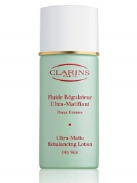 Truly Matte Ultra-Matte Rebalancing Lotion. An all-day moisturizer for oily skin with a reinforced shine-free action that helps ensure a fresher, more radiant complexion that lasts. 1.7 oz. 