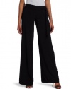 Splendid Women's Wide Leg Tie belt Pant, Black, Small