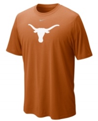 Keep team spirit rolling with this Texas Longhorns NCAA t-shirt from Nike. Keep team spirit rolling with this Texas Longhorns NCAA t-shirt from Nike.
