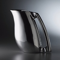 Since 1951 Nambe has been dedicated to crafting great designs of timeless beauty. Functional yet striking, the Bias Pitcher holds 2 quarts and stands 8.5 tall. Since 1951 Nambe has been dedicated to crafting great designs of timeless beauty. Functional yet striking, the Bias Pitcher holds 2 quarts and stands 8.5 tall.