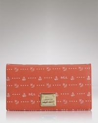 Stow away you essentials in this nautically-inspired wallet from Lauren Ralph Lauren. With plenty of pockets and a slim silhouette, it perfects on-the-go style whether you're on land or out to sea. Stow away you essentials in this nautically-inspired wallet from Lauren Ralph Lauren. With plenty of pockets and a slim silhouette, it perfects on-the-go style whether you're on land or out to sea.
