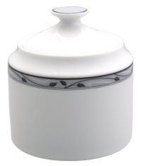 Nikko Perennial Gray Fine China Sugar and Lid Nikko Perennial Gray Fine China Sugar and Lid
