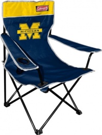 NCAA Michigan Wolverines Coleman Folding Chair With Carrying Case NCAA Michigan Wolverines Coleman Folding Chair With Carrying Case