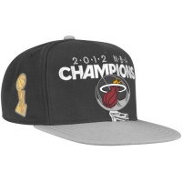 NBA Miami Heat Official 2012 NBA Champions Locker Room Snap Back Adjustable Hat, One Size NBA Miami Heat Official 2012 NBA Champions Locker Room Snap Back Adjustable Hat, One Size