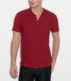 G by GUESS Duhart Short-Sleeve Henley Shirt